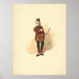 Poster M. Micawber par Kyd - David Copperfield de Dickens