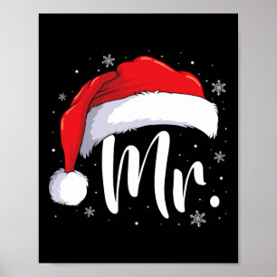 Poster M. Mme Claus Couples De Noël Avec Lui