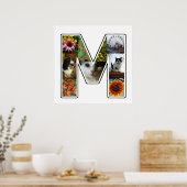 Poster M Monogramme Créez votre propre collection photo p (Cuisine)