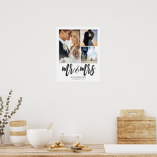 Poster M. & Mrs White Script 3 Photo Collage (Cuisine)