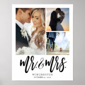 Poster M. & Mrs White Script 3 Photo Collage (Devant)