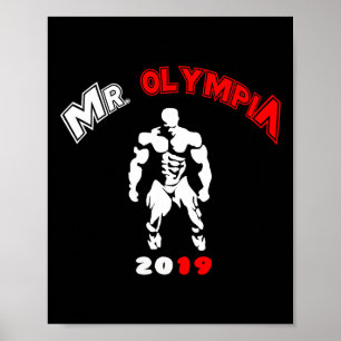 Poster M. Olympia 2019 Salle De Fitness Bodybuilding