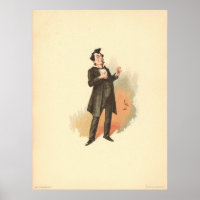 M. Pecksniff par Kyd - Martin Chuzzlewit de Dicken