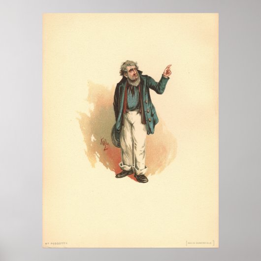 Poster M. Peggotty par Kyd - David Copperfield de Dickens (Devant)