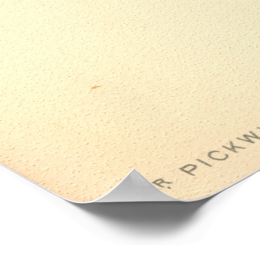 Poster M. Pickwick, par Kyd, Dickens' The Pickwick Papers (Coin)