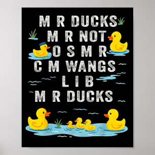 Poster M R Canards M R Pas O S M R Cm Wangs Lib M R Canar