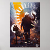 Poster M&S Simon & Peaches - Art de Galen Dara (Devant)