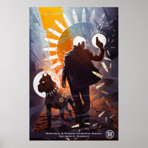 Poster M&S Simon & Peaches - Art de Galen Dara