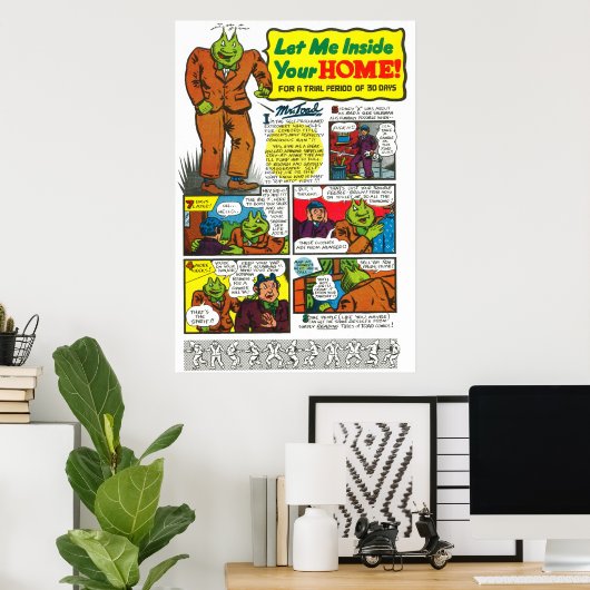Poster M. Toad va changer votre vie ! (Bureau à domicile)