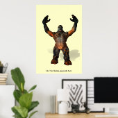 Poster M. Troll déteste aussi les cacahuètes ! (Bureau à domicile)