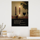 Poster Ma bougie brûle aux deux extrémités : Millay 24W x (Cuisine)