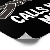 Poster Ma ceinture noire préférée m'appelle Maman Taekwon (Coin)