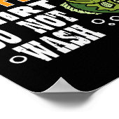 Poster Ma Chanceuse Chemise De Pêche Ne Lavez Pas Funny P (Coin)