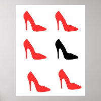 Ma chaussure rouge