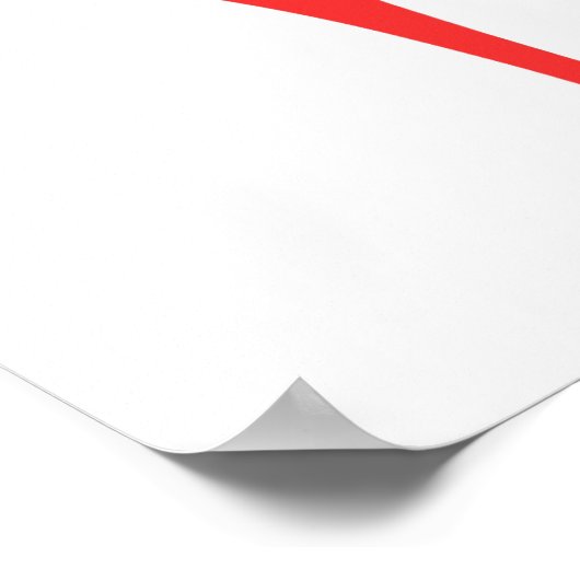 Poster Ma chaussure rouge (Coin)