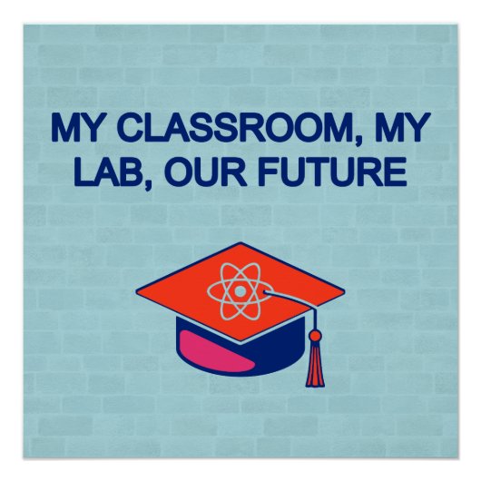 Poster Ma classe, mon laboratoire : Inspirer notre avenir (Devant)