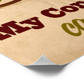 Poster "Ma conscience" Motivation Confirmation (Coin)