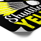 Poster Ma Couleur Favorite Est Shuttle Yellow Funny Dmint (Coin)