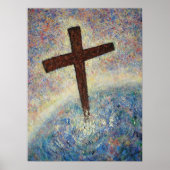 Poster Ma croix (peinture à l'huile originale) (Devant)