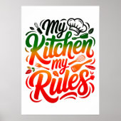 Poster Ma cuisine Mes règles (Devant)
