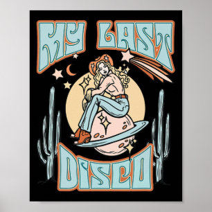 Poster Ma dernière disco Allons-y les filles Mariée Demoi
