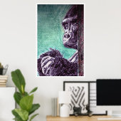 Poster Ma douce et timide relative (Bureau à domicile)