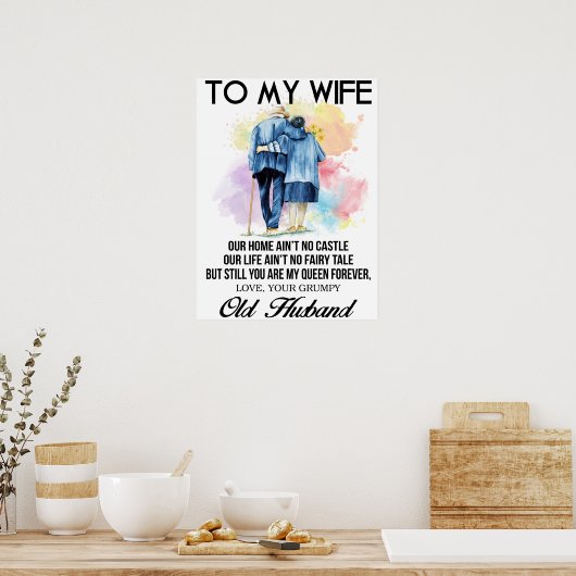 Poster Ma femme (Cuisine)