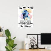 Poster Ma femme (Bureau à domicile)