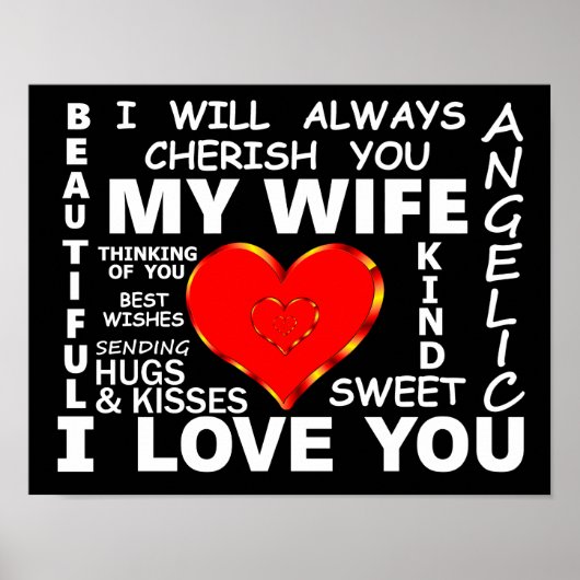 Poster Ma Femme Je T'Aime (Devant)