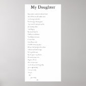 Poster Ma fille (Devant)