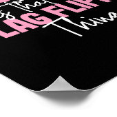 Poster Ma Fille Fait Ce Drapeau Couleur Garde Marche (Coin)