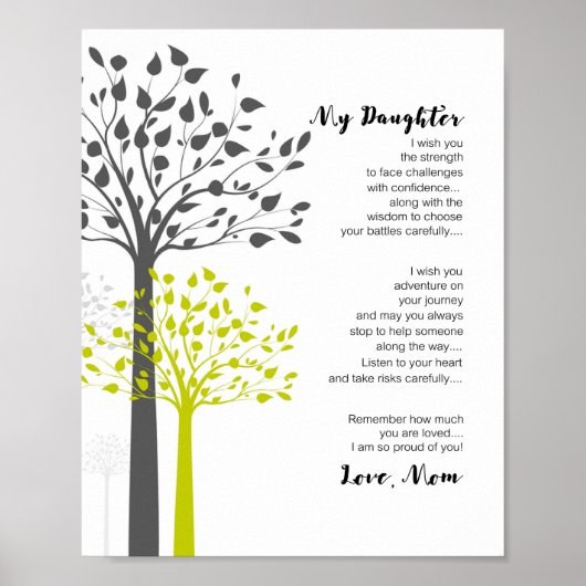 Poster Ma Fille Je Vous souhaite La Force (Devant)