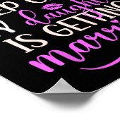 Poster Ma Fille Se Marie Mère De La Mariée (Coin)