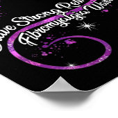 Poster Ma forte résistance à la fibromyalgie (Coin)