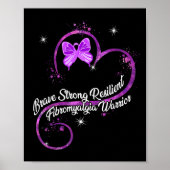 Poster Ma forte résistance à la fibromyalgie (Devant)