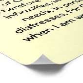 Poster Ma grâce est suffisante pour vous Citation de la B (Coin)