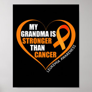 Poster Ma Grand-Mère Est Plus Forte Que La Leucémie Du Ca