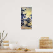 Poster Ma Lin écoute tranquillement le vent dans le pin (Cuisine)