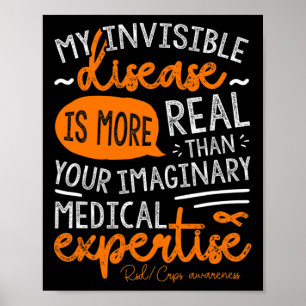 Poster Ma Maladie Invisible Est Réelle