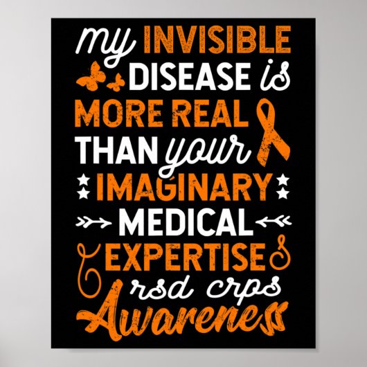 Poster Ma maladie invisible est réelle2 (Devant)