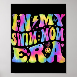 Poster Ma maman de natation Era Funny nageurs nageurs Coa