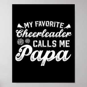 Poster Ma meneuse de claque préférée Papa Cheer Papa Chee