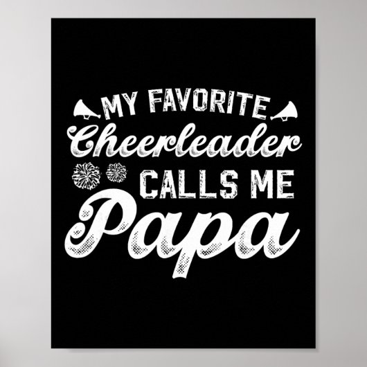 Poster Ma meneuse de claque préférée Papa Cheer Papa Chee (Devant)
