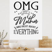 Poster Ma mère a raison sur tout (Cuisine)