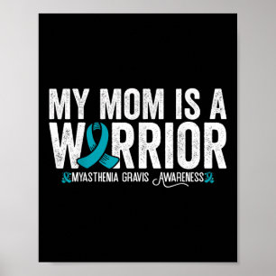 Poster Ma mère est une guerrière Sensibilisation à la mya