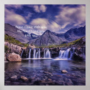 Poster Ma paix je vous donne prophétique oint par 14h27