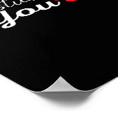 Poster Ma pensée est bloquée sur vous Conception d'amour (Coin)