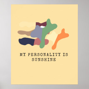 Poster Ma personnalité est Sunshine