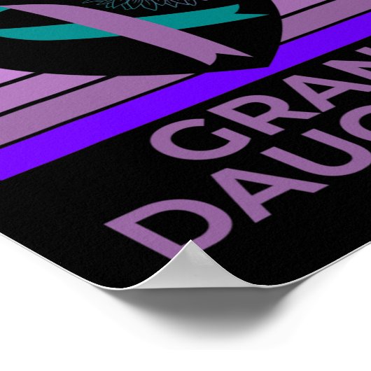 Poster Ma Petite-Fille Coeur Suicide Sensibilisation Gr (Coin)