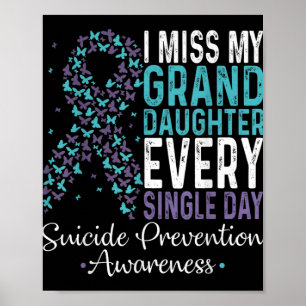 Poster Ma Petite-Fille me manque chaque jour P Suicide